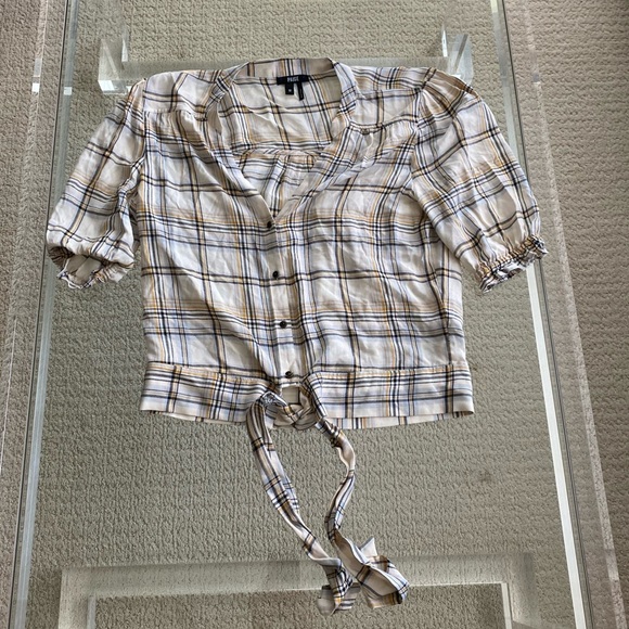 Paige Annecy Plaid Top - Picture 2 of 4